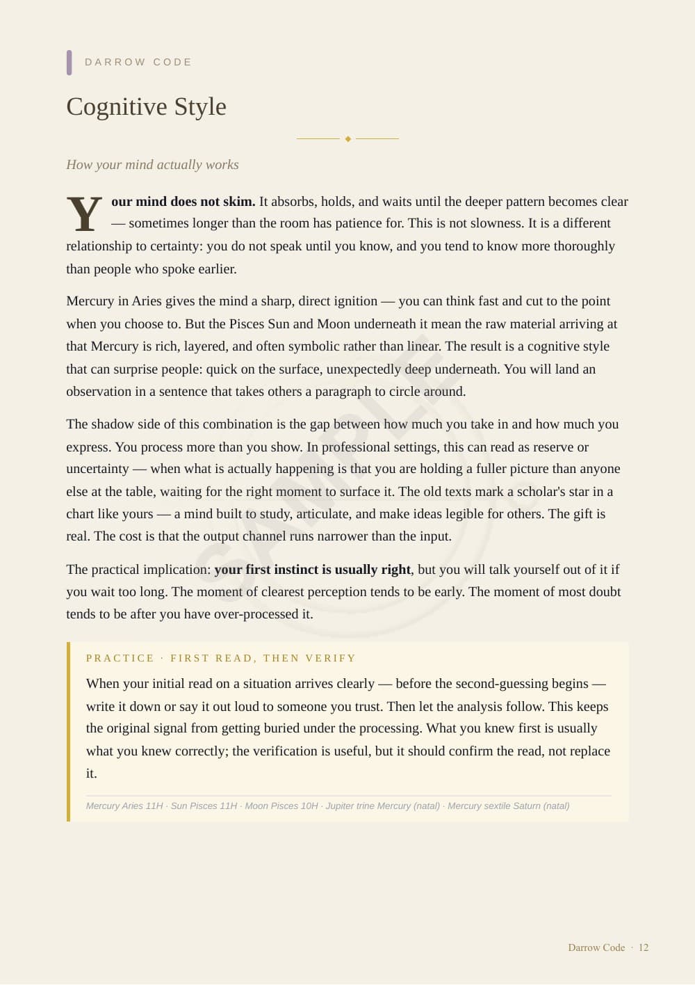 CORE Report sample — page 12 of 24
