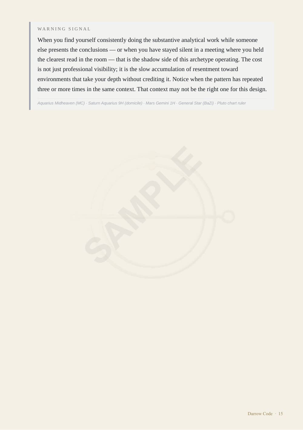 CORE Report sample — page 15 of 24