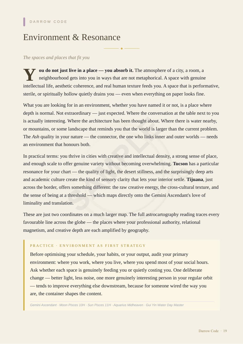 CORE Report sample — page 19 of 24
